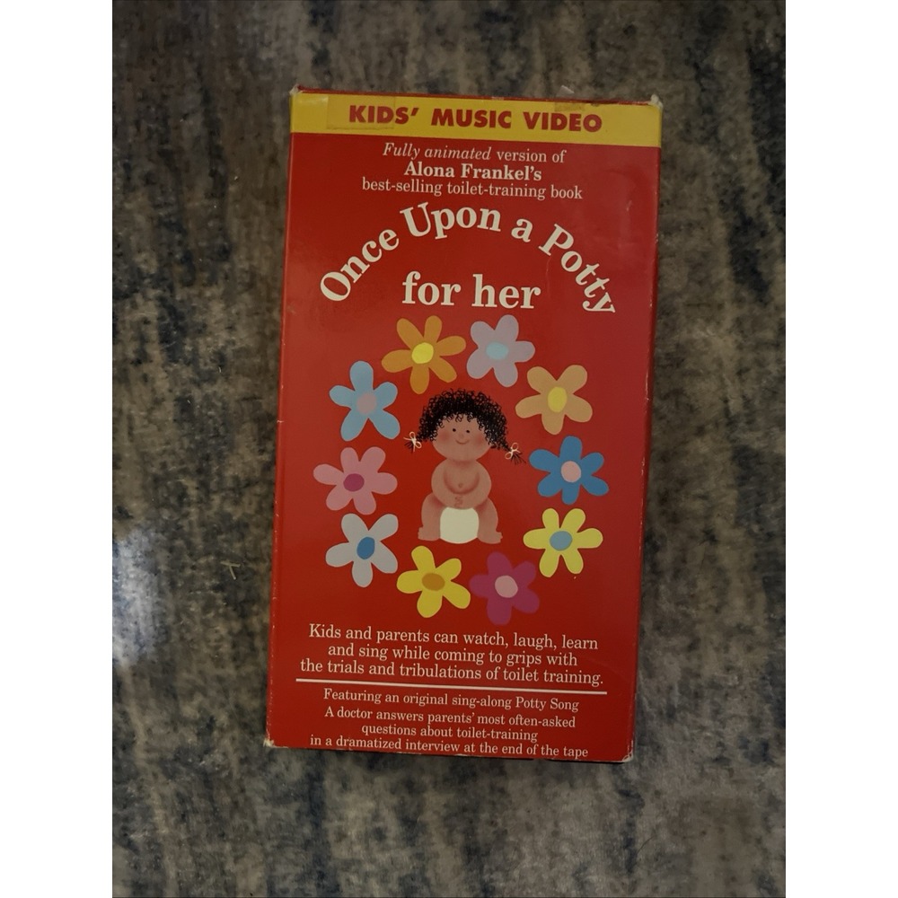 Once Upon a Potty for Her VHS (1990)‎ Alona Frankel